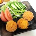 mamei429's cooksnap of when they made かぼちゃとモッツアレラチーズのコロッケ。.