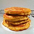 Hagumi13's cooksnap of when they made ♡さつまいもレーズンホットケーキ♡.