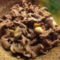 BellmanM's cooksnap of when they made 牛肉のきのこバター醤油炒め.