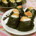 赤い電話's cooksnap of when they made 明太子ｄｅ天むす風おにぎり.