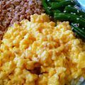 satomi916's cooksnap of when they made ノンオイル✿レンジで炒りたまご.