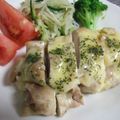 ponkey's cooksnap of when they made 鶏の明太ポテトはさみ焼き.