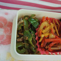 桜月❀咲良mommy's cooksnap of when they made 簡単☆ピーマンのおかか和え.