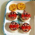 しょうたんももちゃん's cooksnap of when they made アンパンマンのスパム風にぎり.