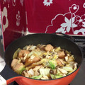 LAHAINAママ's cooksnap of when they made 生つくねと白菜のごった煮.