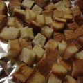 noamama3's cooksnap of when they made 食パンの耳でクルトン.