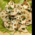 じゃぃあん's cooksnap of when they made 簡単速おつまみ♪れんこんの梅しそあえ.