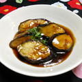 シャンプーハット's cooksnap of when they made 茄子はさみ揚げのオイスター煮.