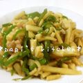 papikun's cooksnap of when they made ごはんがすすむ☆豚こまの青椒肉絲＊簡単.