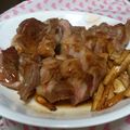 雪ん子ぶた's cooksnap of when they made ｳﾅｷﾞじゃなくて!?☆豚蒲重☆.