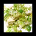 omiso's cooksnap of when they made キャベツとグリーンピースと豆腐の塩麹炒め.