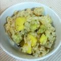 ebiholic's cooksnap of when they made 簡単★塩コンブdeサツマイモごはん❤.