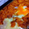 moroccoAco's cooksnap of when they made トロッと落とし卵の長芋チーズ焼き.