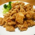 まゆみ母ちゃん's cooksnap of when they made ガーリックレモン風味☆鶏の唐揚げ.