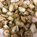 ベクラブ's cooksnap of when they made 菊芋のごろごろ青のり炒め.