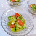 オウジリリノエ's cooksnap of when they made トマトとアボカドの胡麻酢和え.