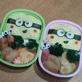 まつさっち's cooksnap of when they made キャラ弁＊ミニオンのオムライス弁当○遠足.