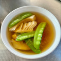azbjbn's cooksnap of when they made 筍と絹さやの味噌汁.