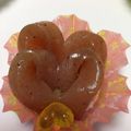 O凸O's cooksnap of when they made 蒟蒻で…煮物にも愛を♪ハートの飾り切り.