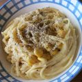 nechi33's cooksnap of when they made コーンスープで作るカルボ風ツナパスタ.