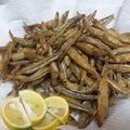 大きなお茶会's cooksnap of when they made 長崎で発見　きびなご　から揚げ.