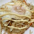 heureuxxx's cooksnap of when they made もやしの☆巣篭もり卵トースト.