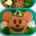 boyandgirl's cooksnap of when they made キャラ弁✿ハロウイン☆ミッキー.