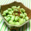 キョク's cooksnap of when they made 枝豆のちょっと大人な食べ方。.