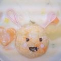 るいつー's cooksnap of when they made ハロウィンに♪ウサギ魔女デコシチュー☆.