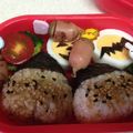 はんちい's cooksnap of when they made 栗！？なビックリおにぎり❤　【キャラ弁】.