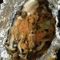 りさぴろりん's cooksnap of when they made 鮭のホイル蒸し☆味噌バター味.