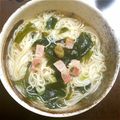 ぷちぷち♪♪'s cooksnap of when they made わかべーを使った、あっさりにゅうめん.