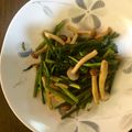 FFh's cooksnap of when they made にんにくの芽としめじの醤油麹炒め.