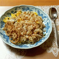samemoon's cooksnap of when they made 簡単♪大葉の香り✿れんこんとじゃこの炒飯.