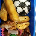 カンレンママ's cooksnap of when they made キャラ弁＊簡単サッカーボール弁当＊.