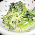 お魚キッチン's cooksnap of when they made 小松菜のごまマヨ和え.