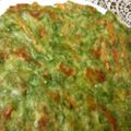 ソネチコ's cooksnap of when they made あおさ海苔と人参のチヂミ.