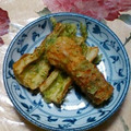karikarin's cooksnap of when they made お弁当に♪美味しいちくわの磯辺揚げ.