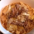 ShinobiK's cooksnap of when they made ◇すき焼き風うどん◇.
