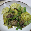 味見で満腹's cooksnap of when they made ☆ジャガイモといんげんのジェノバ風炒め☆.