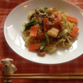 hitomicro's cooksnap of when they made 海鮮塩焼きそば.