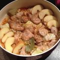 Walnut1107's cooksnap of when they made 豚・リンゴ・キャベツのトマトクリーム煮.