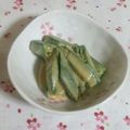 sweet_rose's cooksnap of when they made 簡単おつまみ オクラ.