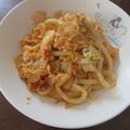 べるゆみ's cooksnap of when they made ツナとキムチの焼きうどん♪.