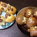 ちびすけの台所's cooksnap of when they made たぬきのさつまいもチョコあんパン.