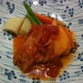 ＋SUN3's cooksnap of when they made 白菜のトマト煮♪ウインナーロール.