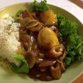 mokomooo's cooksnap of when they made ＊おでんをカレーにリメイク和風カレーに＊.