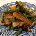 hakobetet's cooksnap of when they made お弁当にも❤豚バラ&隠元のごまマヨ炒め♬.