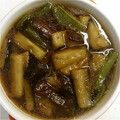 ハナチ★'s cooksnap of when they made ナスの揚げ浸し.