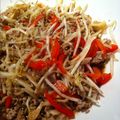 キャトルドッグ's cooksnap of when they made 簡単★主役級★モヤシ炒め～辛子醤油和え.